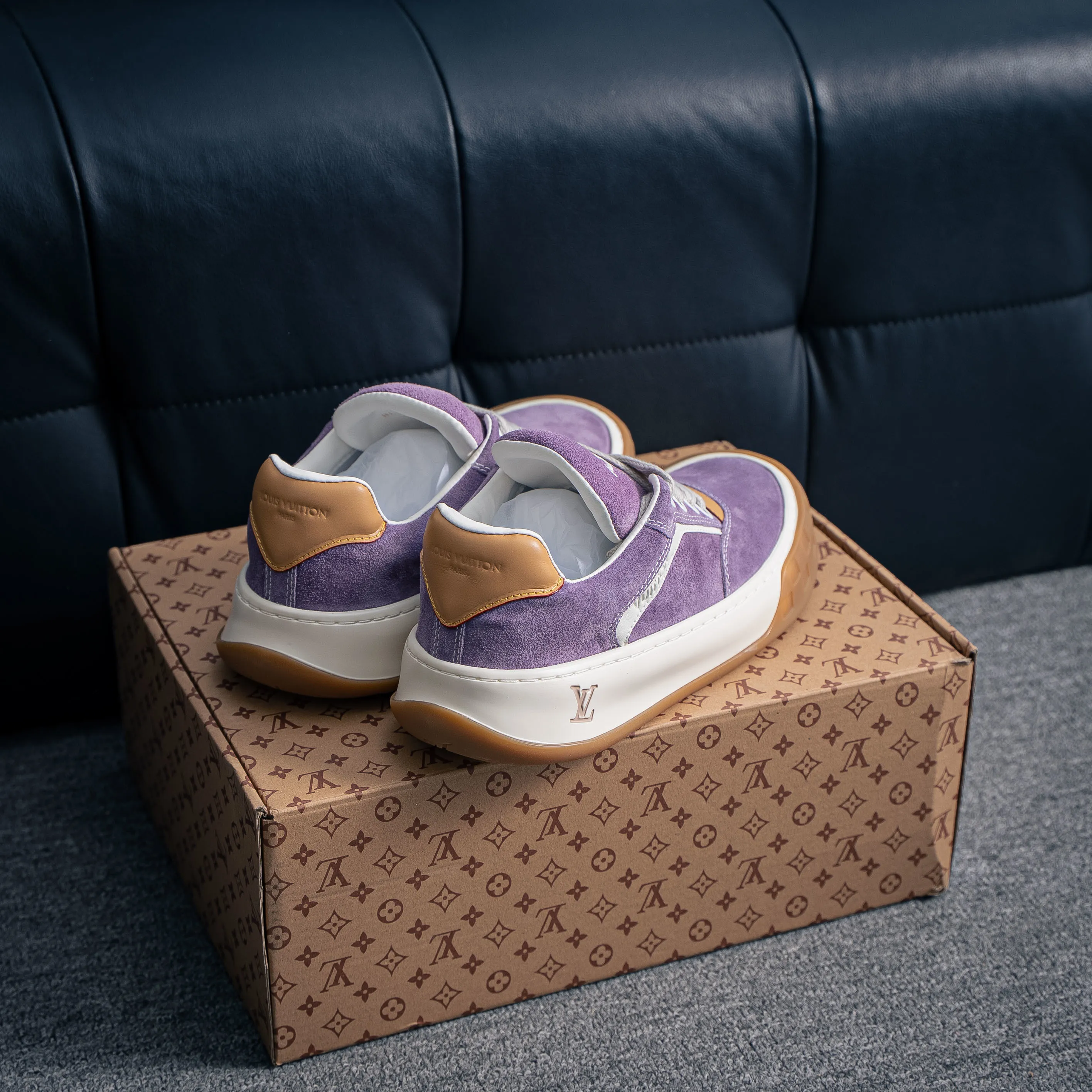 LOUIS VUITTON Tilted Series｜2026 LV Tilted Low Sneakers Series Low-Top Retro Skate Shoes Men Shoes｜ ｜